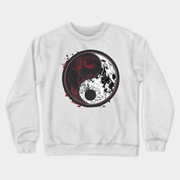 Yin Yang Crewneck Sweatshirt by NineBlack